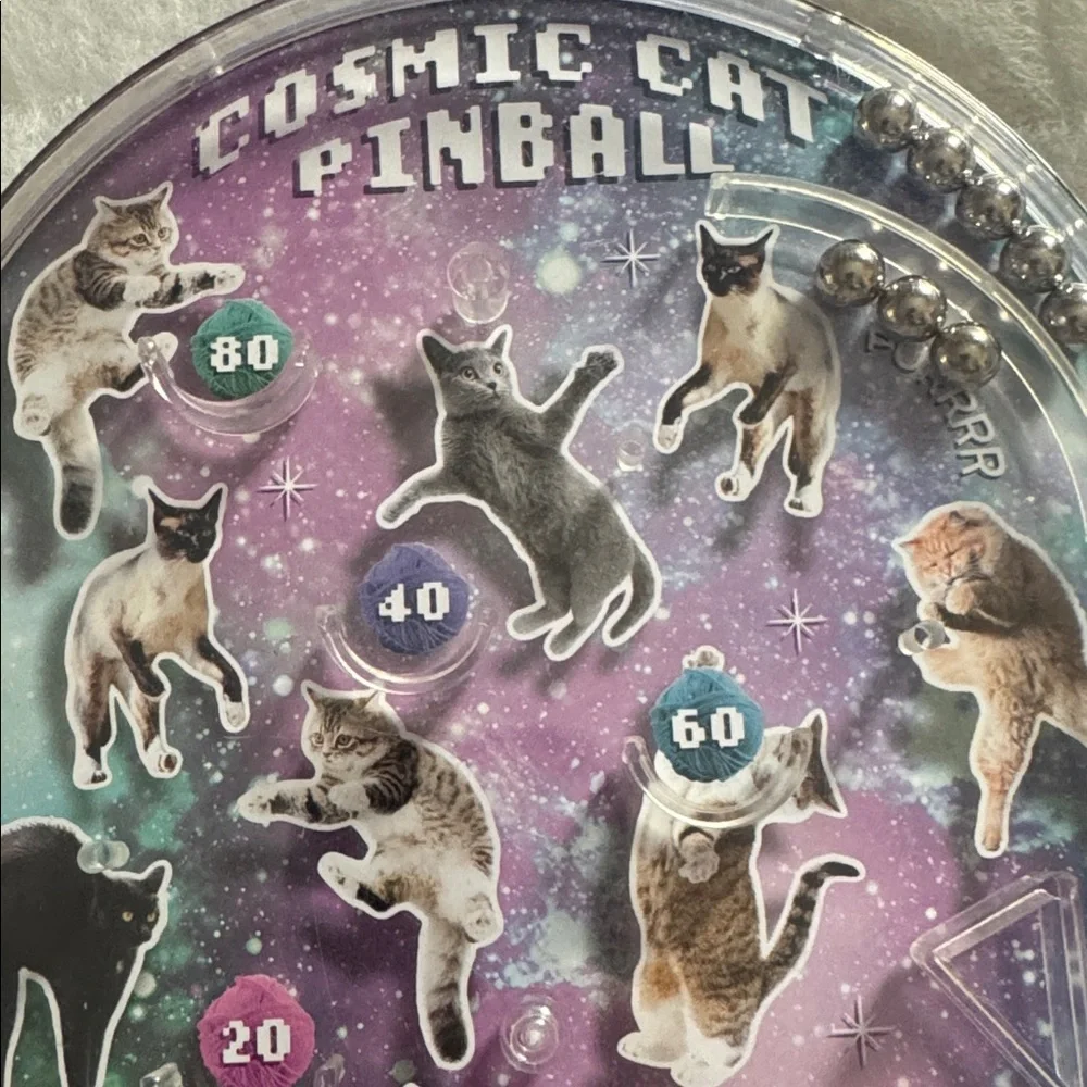 Cosmic Cat Pinball Game